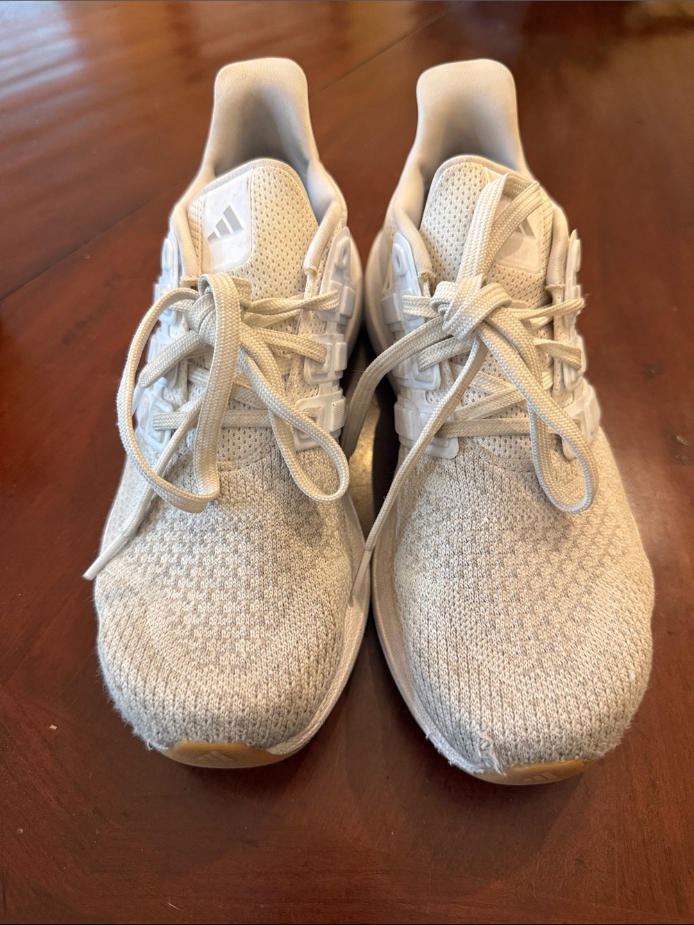 Adidas ultradream dna running shoe in white/cream